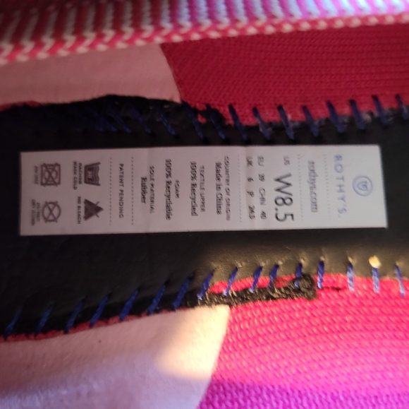 Rothy's pink flats size 8.5 - Picture 5 of 5
